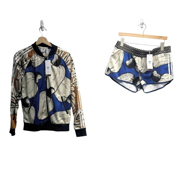 Adidas Originals X Farm Superstar Track jacket‎ and Shorts Set - Picture 4 of 13